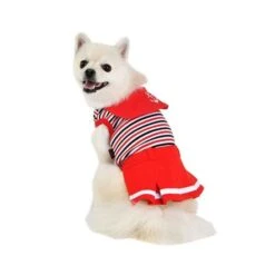 Puppia Nautical Red Dog T-Shirt -Pet Products Store puppianauticalreddogt shirtlarge 3