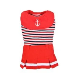 Puppia Nautical Red Dog T-Shirt