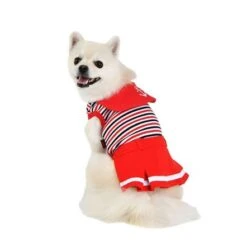 Puppia Nautical Red Dog T-Shirt -Pet Products Store puppianauticalreddogt shirtmedium 3
