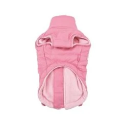 Puppia TinTin Winter Vest With Integrated Harness - Indian Pink -Pet Products Store puppiatintinwintervestwithintegratedharness indianpink 2