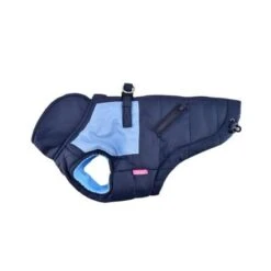 Puppia TinTin Winter Vest With Integrated Harness - Navy Blue -Pet Products Store puppiatintinwintervestwithintegratedharness navyblue 2