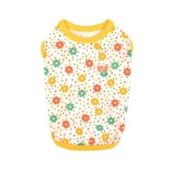 Puppia Vinca Dog T-Shirt - Yellow