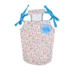 Puppia Wildflower Dog Tank Top, Sky Blue -Pet Products Store puppiawildflowerdogtanktopskybluelarge 1 1