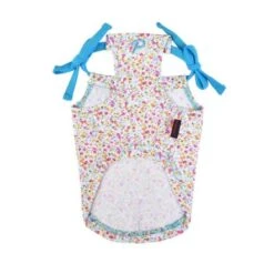Puppia Wildflower Dog Tank Top, Sky Blue -Pet Products Store puppiawildflowerdogtanktopskybluelarge 2 1