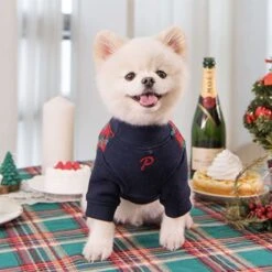 Puppia Wren Dog T-Shirt - Navy -Pet Products Store puppiawrendogt shirt navy 3