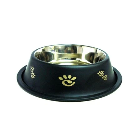 Raintech Stainless Steel Antiskid Designer Colored Dog Bowl, 20.5 Cm 3 Raintech Stainless Steel Antiskid Designer Colored Dog Bowl, 20.5 Cm