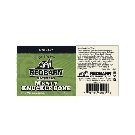 Redbarn Meaty Knuckle Bone Dog Treat, 283g 4 Redbarn Meaty Knuckle Bone Dog Treat, 283g - Image 2