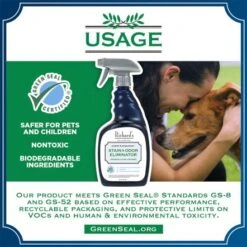 Richard's Organics Stain And Odor Eliminator - 946 Ml -Pet Products Store richard sorganicsstainandodoreliminator 946ml 4