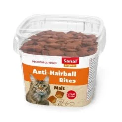 Sanal Malt Anti-Hairball Bites Cup, 75 G