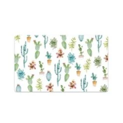 Tarhong Cactus Pet Placemat, 11.5" X 19" X .08"