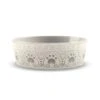 Tarhong Medallion Paw Print Pet Bowl, Natural -Pet Products Store tarhongmedallionpawprintpetbowlnaturalmedium6.7x6.7x2.3 1 1