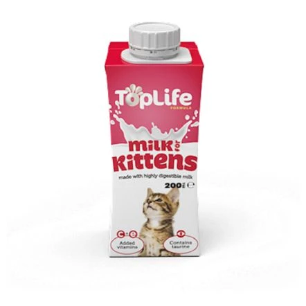 TopLife Kitten Milk 200 Ml, Pack Of 18 3 TopLife Kitten Milk 200 Ml, Pack Of 18