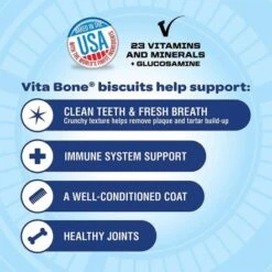 Vita Bone Biscuits Large Multi-Flavor Dog Treats - 1.36 Kg -Pet Products Store vitabonebiscuitslargemulti flavordogtreats 1.36kg 5