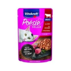Vitakraft Poésie Delisauce + Beef, 85g, Pack Of 23