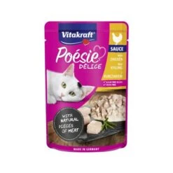 Vitakraft Poésie Deli Sauce Chicken In Sauce Wet Cat Food - 85g Pack Of 23