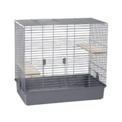 Voltrega Chinchilla Cage 270G, Grey - 70L X 40W X 65H Cm