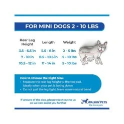 Walkin Wheels Wheelchair For Mini Dogs - Blue -Pet Products Store walkinwheelswheelchairforminidogs blue 6