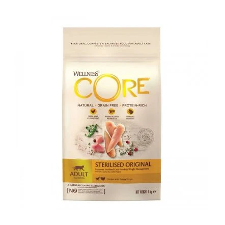 Wellness CORE Sterilized Original Chicken With Turkey Recipe - 1.75 Kg 3 Wellness CORE Sterilized Original Chicken With Turkey Recipe - 1.75 Kg