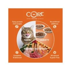 Wellness Core Signature Selects Shredded Boneless Chicken Entree Flavoured With Chicken Liver In Sauce Canned Cat Food - 79g - Pack Of 24 -Pet Products Store wellnesscoresignatureselectsbonelesschickenentreewithchickenliverwetcatfood 79g 4