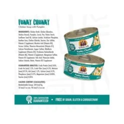 Weruva Funky Chunky Chicken Soup With Pumpkin Wet Cat Food -85g - Pack Of 24 -Pet Products Store weruvafunkychunkychickensoupwithpumpkinwetcatfood 85gpackof24 3