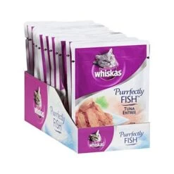 Whiskas Purrfectly Fish With Tuna Cat Food Pouch - 85g - Pack Of 24 -Pet Products Store whiskaspurrfectlyfishwithtunacatfoodpouch 85gpackof24 2