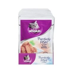 Whiskas Purrfectly Fish With Tuna Cat Food Pouch - 85g - Pack Of 24 -Pet Products Store whiskaspurrfectlyfishwithtunacatfoodpouch 85gpackof24 5