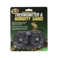 Zoo Med Analog Thermometer & Humidity Gauge Hygrometer