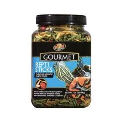Zoo Med Gourmet ReptiSticks Floating Aquatic Turtle Food, 4.5 Oz