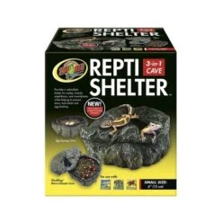 Zoo Med Repti Shelter 3 In 1 Cave, Small - 3"L X 5"W X 4"H