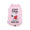 Zooz Pets Winter Snoopy Keep Calm And Hug On Pet T-Shirt - Pink 1 Zooz Pets Winter Snoopy Keep Calm And Hug On Pet T-Shirt - Pink -Pet Products Store zoozpetswintersnoopykeepcalmandhugonpett shirt pink xsmall 1