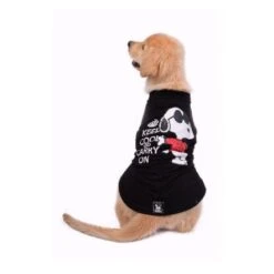 Zooz Pets Winter Snoopy Keep Cool Pet T-Shirt - Black -Pet Products Store zoozpetswintersnoopypett shirt black xsmall 3